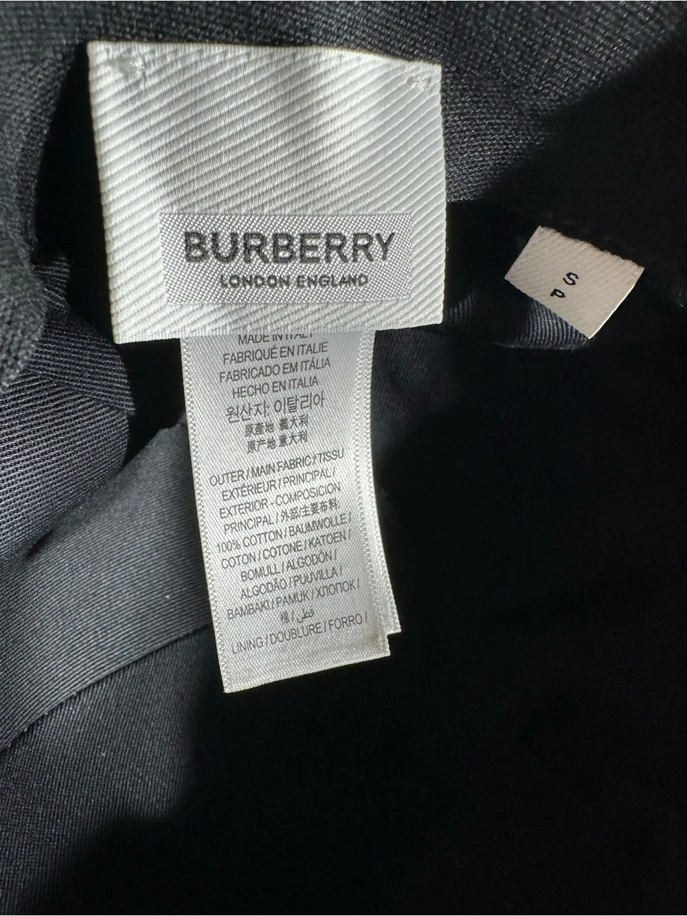 Burberry Nova Check Logo Baseball Cap
